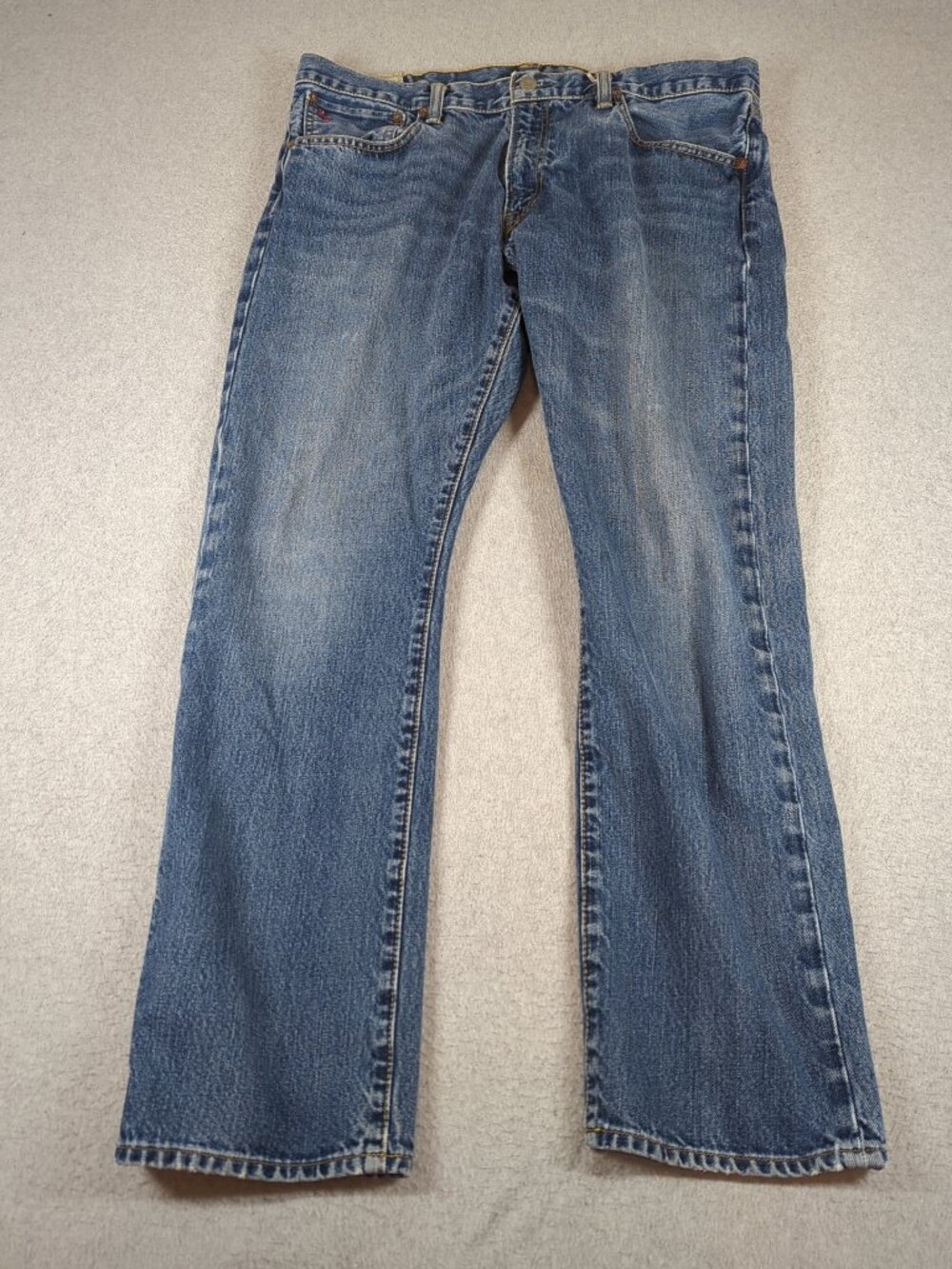 Polo Ralph Lauren Varick Slim Straight Jeans Men's 35x30 (Fit 36x30) Blue Denim